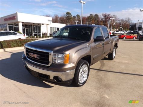 2008 Medium Brown Metallic Gmc Sierra 1500 Sle Crew Cab 74369159