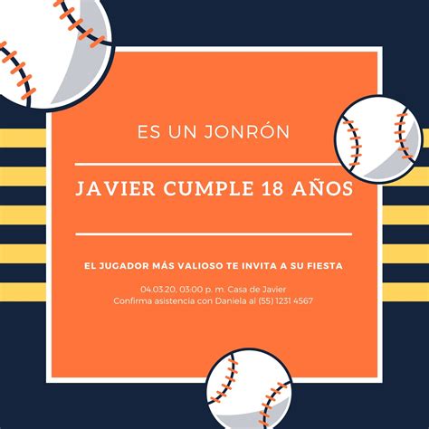 Plantillas De Invitaciones Deportivas Editables Canva