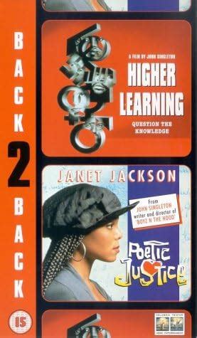 Higher Learning Poetic Justice Vhs Jennifer Connelly Janet Jackson