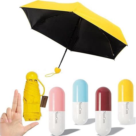 T S Mini Pocket Capsule Umbrella Creative Quality Folding Anti Uv