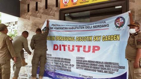 Edy Rahmayadi Tepati Janji Segel Diskotek Sky Garden Diduga Sarang