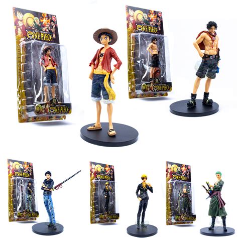 Animes One Piece Action Figure Colecion Veis Model Monkey D Luffy Sanji