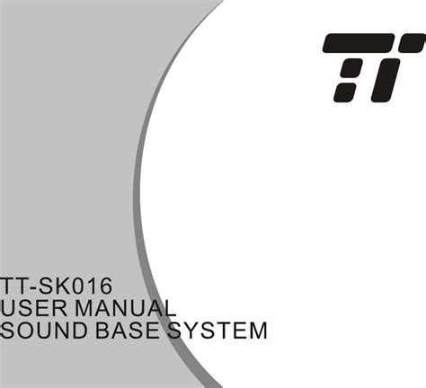 Sunvalleytek Tt Sk Sound Bar User Manual Hsb