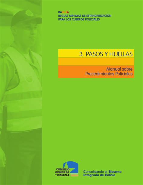 Manual De Procedimientos Policiales Pnp Image To U