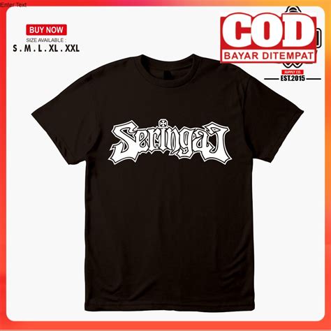 Jual Kaos Baju Band Seringai Font Kaos Musik Shopee Indonesia