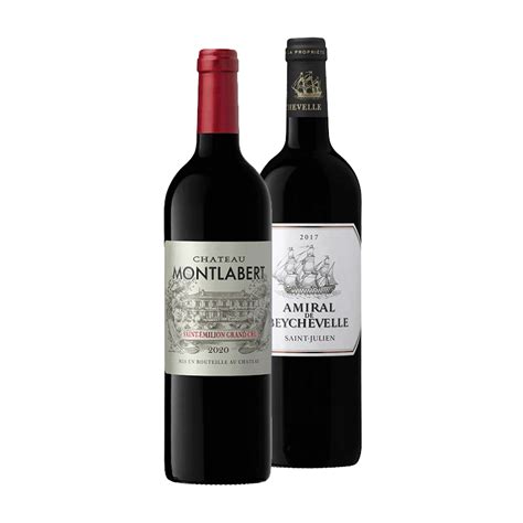 Coffret Vin Bordeaux Prestige 2 Bouteilles Intervina