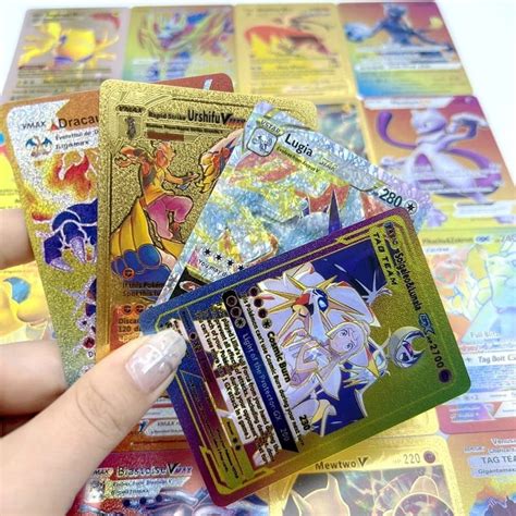 Nowe Karty Pokemon Diamentowe Złote Compliment