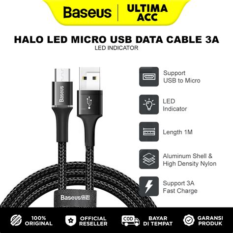 Jual Baseus Kabel Data Fast Charging Micro Usb Kabel Data Android