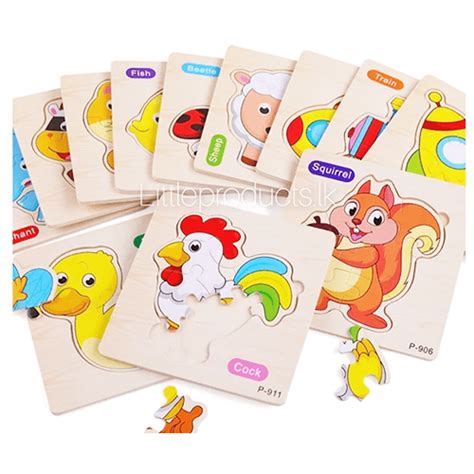 Animal Puzzle - 3D Toddler Puzzles - littleproducts.lk