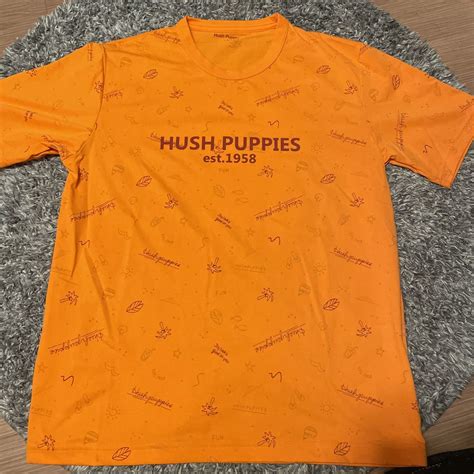 【未使用】【未使用】1円〜lサイズ Hush Puppies半袖tシャツ ハッシュパピー 夏服 オレンジカラーの落札情報詳細 ヤフオク落札