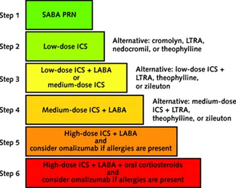 Asthma Inhaler Comparison Chart