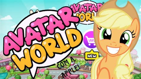 Applejack Jogou Avatar World Pela Primeira Vez Youtube