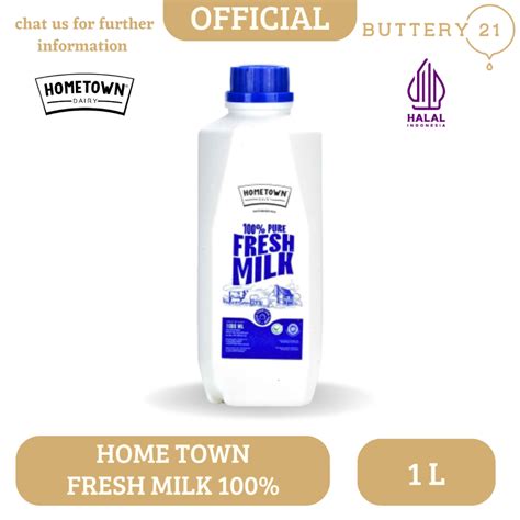 Jual Home Town Fresh Milk L Susu Segar Asli Fresh Milk