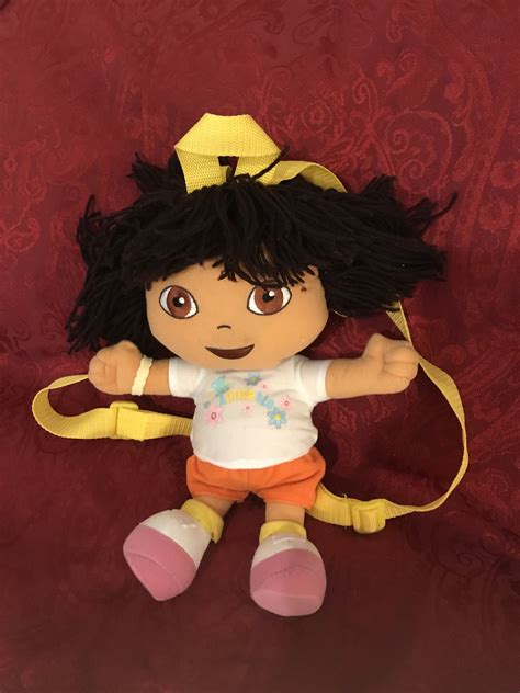 Vintage Dora The Explorer Plush Dollbackpack Etsy