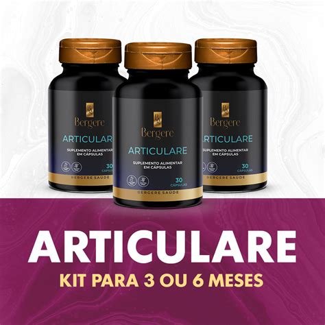 Kit de suplementos fitoterápicos para dor articular antiflamatório e