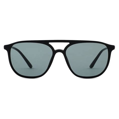 Giorgio Armani Men’s Square Sunglasses Black Smoke Sunglasses Giorgio Armani Eyewear