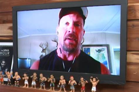 Pro Wrestlings Former Biggest Star Steve Austin Looks At Mma Mma