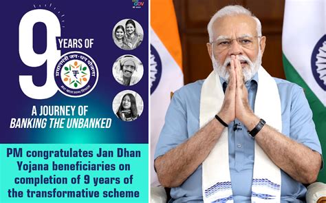 PM Congratulates Jan Dhan Yojana Beneficiaries On Completion Of 9 Years