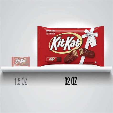 Buy Kit Kat Milk Chocolate Snack Size Wafer Candy Bars Christmas 32