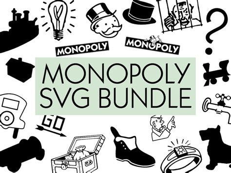 Buy Monopoly SVG Bundle Monopoly Symbols Monopoly Characters Online In