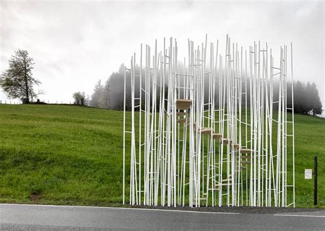 World Famous Architects Design Bus Stops For An Austrian Village