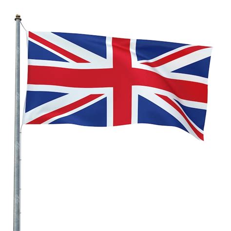 Premium Photo 3d Render England Flag Clipping Path