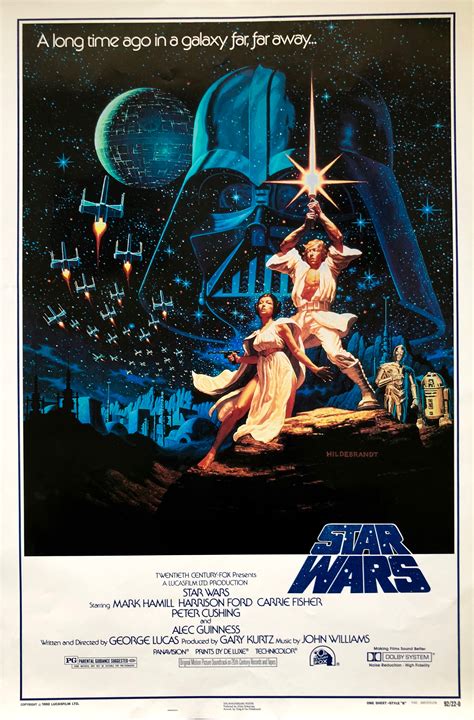 Original Star Wars Episode Iv A New Hope Movie Poster