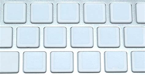 Blank Keyboard Stickers Non Transparent White Background - Walmart.com