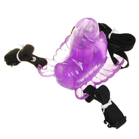 Vibrating Butterfly Transparent Dildo With Wireless Vibration Switc