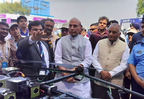 First Ever Drone Exhibition Cum Display Bharat Drone Shakti