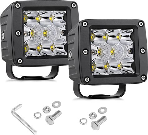 Amazon Niking Auto Led Cubes Light Pcs Inch W Led Pods Light