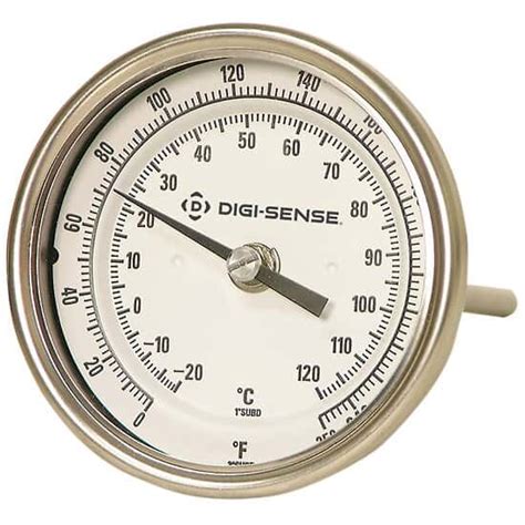 Digi Sense Ti Back Con Bimetal Thermometer Dial L F