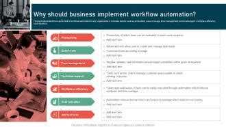 Why Should Business Implement Workflow Automation Process Improvement