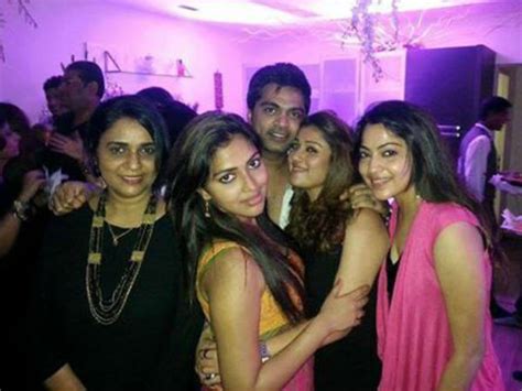 Leaked Photos Simbu Nayantara Parties At Trishas Birthday Filmibeat