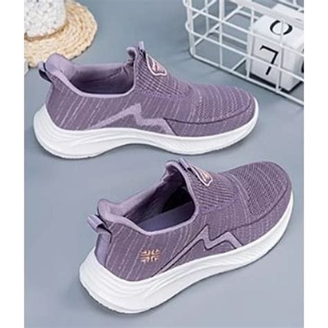 Slip Ins Women Slip On Sneakers Hands Free Orthopedic Shoes For Plantar Fasciitis Relief