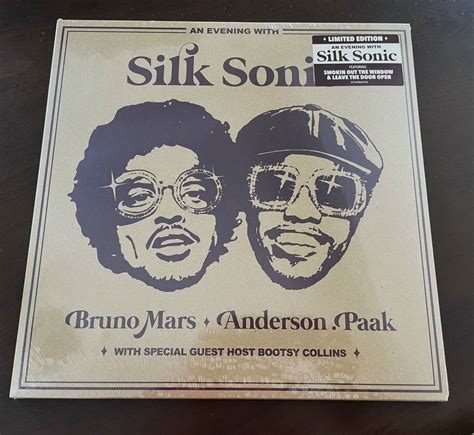 【未使用】現行funkソウル＆ブギー★disco アナログ盤 Bruno Marsanderson Paak ／silk Sonic