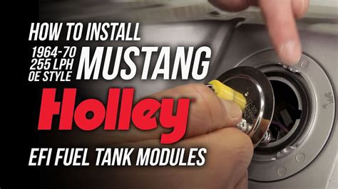 How To Install Mustang 255 Lph Oe Style Efi Holley Fuel Tank Modules Youtube