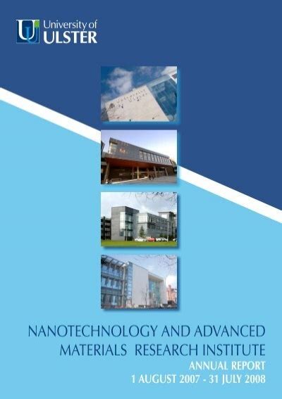 Nanotechnology And Advanced Materials Research Institute