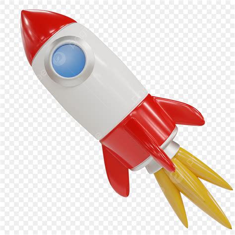 Rocket Illustration Clipart Hd Png Isolated Rocket Illustration D