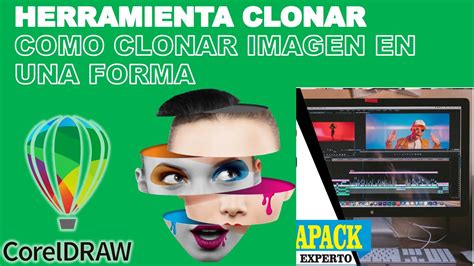 HERRAMIENTA CLONAR Clonar Una Imagen En Una Forma COREL DRAW YouTube