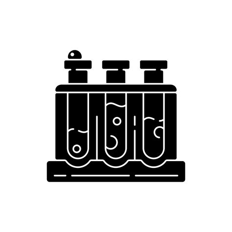 Test Tube Rack Black Glyph Icon By Bsd Art Factory Thehungryjpeg