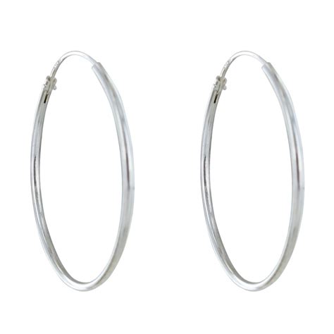 Boucles D Oreilles Argent Fines Cr Oles Cm