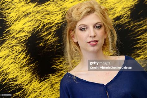 Actress Virginie Legeay Attends La Fille De Nulle Part Photocall