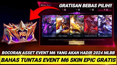 BOX SKIN EPIC LIMIT GRATIS BAHAS TUNTAS EVENT M6 CLAUDE BISA PANEN