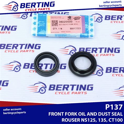 FORK OIL SEAL DUST SHIELD KIT Rouser NS125 135 CT100 Barako Negro