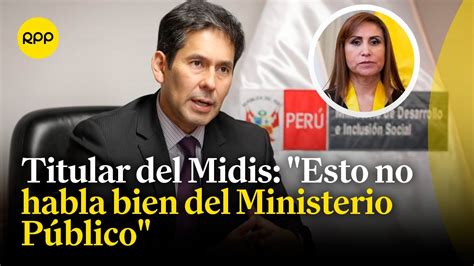 El Ministro Julio Demartini Critica Los Acontecimientos En El