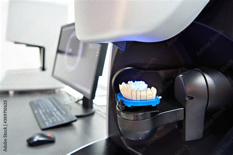 Extraoral Laboratory Dental Scanner Foto De Stock Adobe Stock