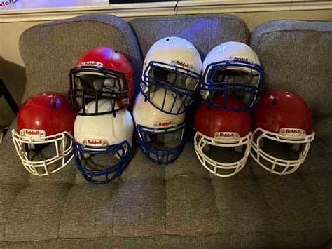 Bundle Youth Extra Large Riddell Speed Football Helmet Mix Colors