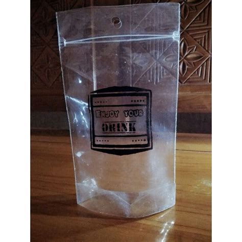 Jual Plastik Sablon Minuman Snack Standing Pouch Isi 100 Shopee