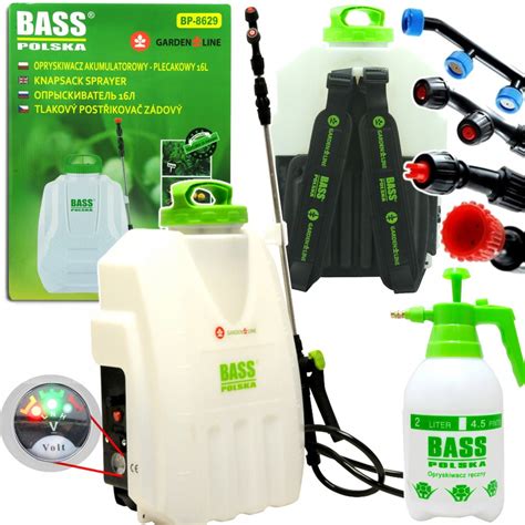 BASS ELEKTRYCZNY OPRYSKIWACZ AKUMULATOROWY 16L 2L 8103537681